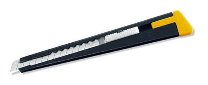 Нож сегментный OLFA 180 BLACK с выдвижным лезвием