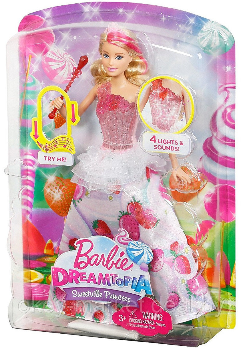 Кукла Barbie Конфетная принцесса DYX28 - фото 6 - id-p66690536