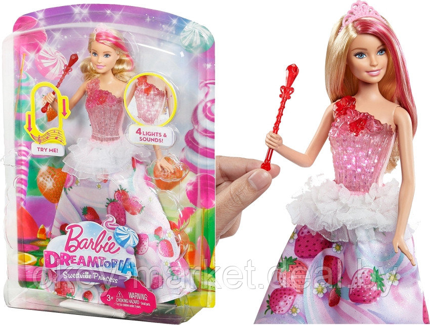 Кукла Barbie Конфетная принцесса DYX28 - фото 1 - id-p66690536