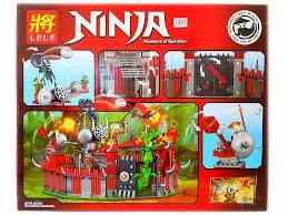 Конструктор Lele 31011 Ninjago Осада крепости Ву ( аналог Lego Ninjago) 1193 деталей - фото 2 - id-p66701622
