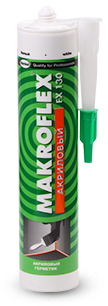 Герметик акриловый Makroflex FX 130 белый 290 мл.