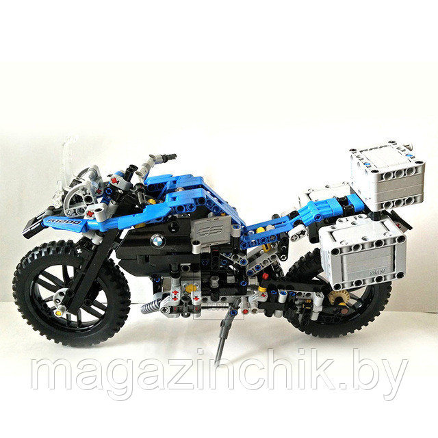 Конструктор Decool 3369A Мотоцикл 603 детали аналог Лего Техник (LEGO Technic) - фото 2 - id-p66712291