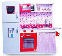 Игровой набор "Кухня" деревянная 102 см (холодильник, мойка, плита) VT174-1151