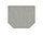 Торцевая заглушка универсальная для лотка водоотводного бетонного DN100, ширина 140 - ст. оцинк, Арт. № 14001, фото 2