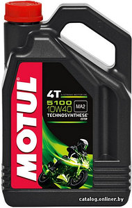 Масло моторное полусинтетика Motul 5100 10W40 4T , 4 литра