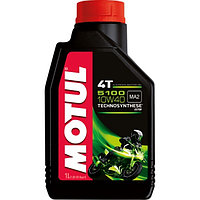 Масло моторное полусинтетика Motul 5100 10W40 4T, 1 литр