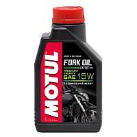 Масло для вилок мотоциклов Motul FORK OIL EXP M/H 15W полусинтетическое, 1 литр