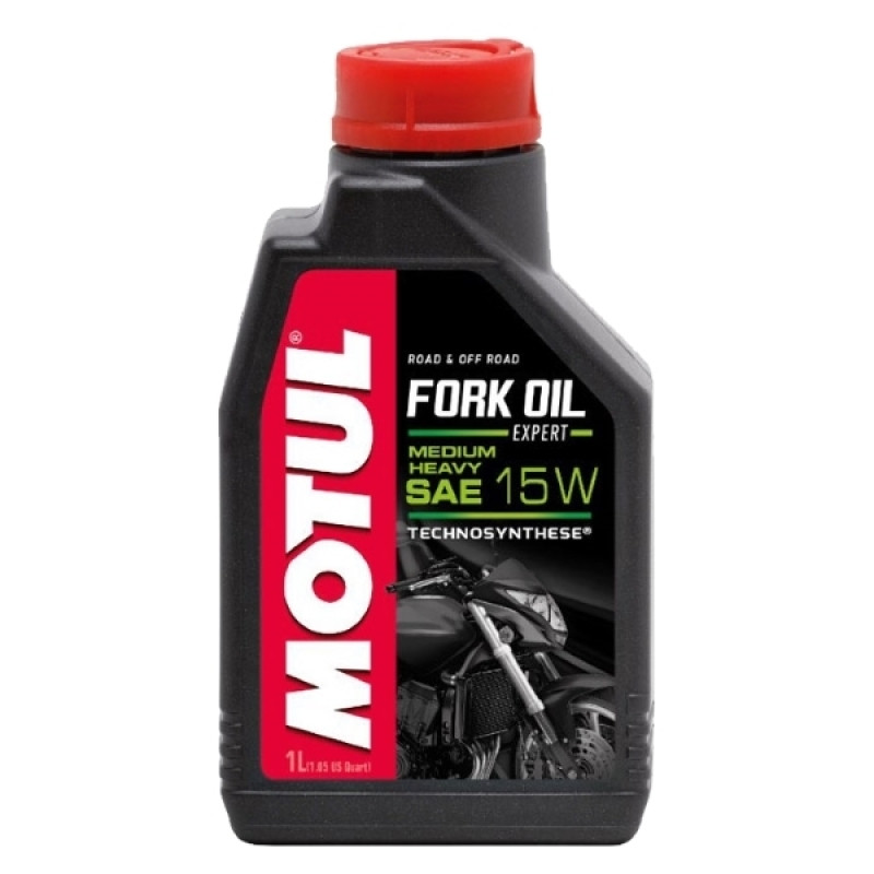 Масло для вилок мотоциклов Motul FORK OIL EXP M/H 15W полусинтетическое, 1 литр - фото 1 - id-p66734710