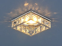 Точечный светильник со стеклом 7274 MR16 CH/CL хром/прозрачный