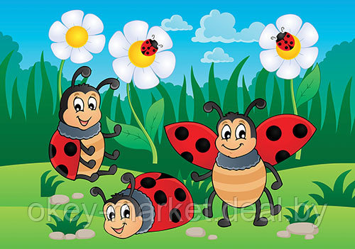 Фотообои "Пчелки" для детской комнаты рис.11410 - фото 1 - id-p66736932