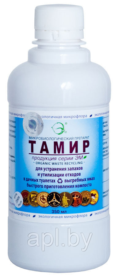 «ТаМир Эм» – универсальное средство для дачных туалетов, бутылка 350мл.