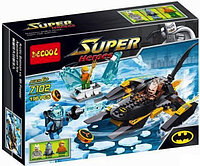 Конструктор Decool 7102 Аквамен на льду 198 деталей аналог Лего Супергерои (LEGO Superheroes 76000)