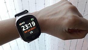 Часы-телефон Оригинальный Smart Age Watch EW100S (розовое золото), фото 2