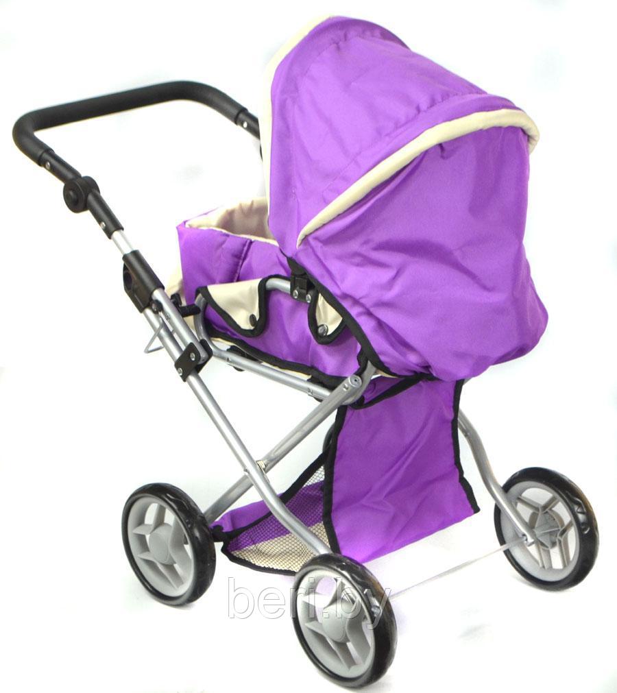 Коляска для кукол с люлькой, коляска-трансформер MELOBO 9346, от 2-х лет, фиолетовая - фото 2 - id-p66738847