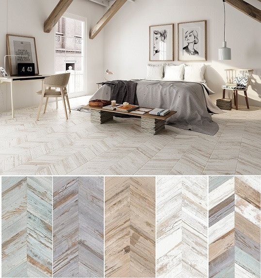 REALONDA DIAMOND WHITE CHEVRON 40X70