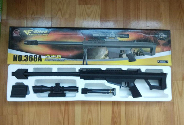 Игрушечная пневматическая снайперская винтовка Barrett М82 - фото 2 - id-p66756472