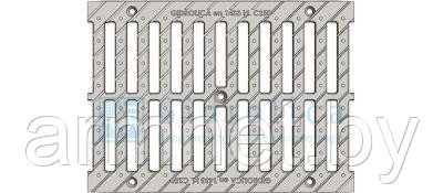 Решетка водоприемная РВ -30.37.50 ячеистая чугунная ВЧ  кл. С Артикул № 534