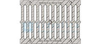 Решетка водоприемная РВ -30.37.50 ячеистая чугунная ВЧ  кл. С Артикул № 534