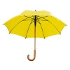 Классический зонт с деревянной, изогнутой ручкой. - фото 1 - id-p66768526
