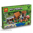 Детский конструктор Lele My World арт. 79288 "Деревня", аналог Lego Майнкрафт Minecraft 21128, фото 2