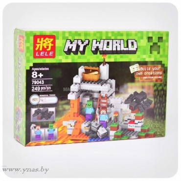 Детский конструктор Lele Minecraft Майнкрафт арт. 10174/79043 "Пещера", аналог Лего LEGO 21113 - фото 2 - id-p66771460