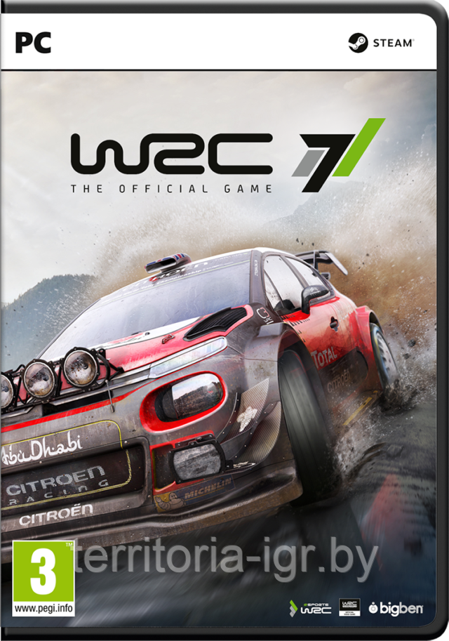 WRC 7 (копия лицензии) DVD-2 PC - фото 1 - id-p67721562