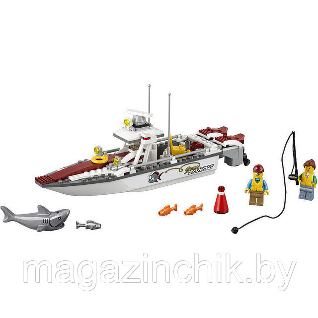 Конструктор 10646 Bela Рыболовный катер, аналог LEGO City (Лего Сити) 60147 - фото 3 - id-p66802789