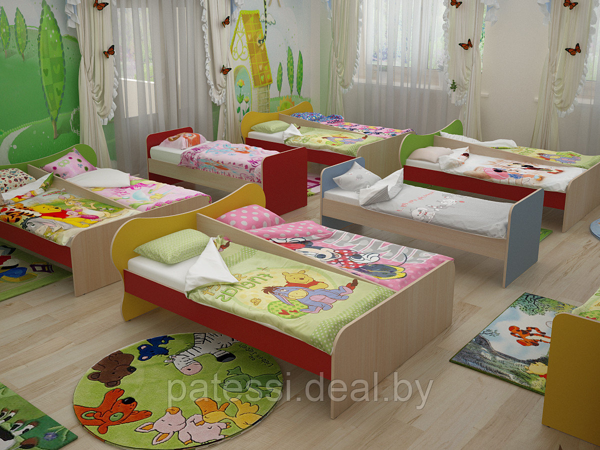 Кровать для детского садика. Без матрацев 1236х644 мм - фото 3 - id-p66804455