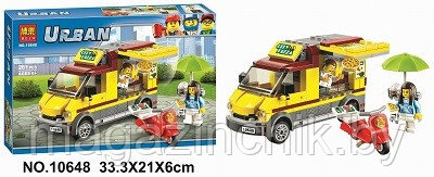 Конструктор 10648 Bela Фургон-пиццерия, аналог LEGO City (Лего Сити) 60150 - фото 2 - id-p66804645