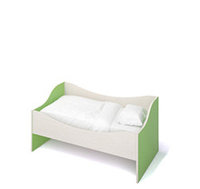 Кровать для детского садика со спинкой. Без матрацев 1236х644 мм