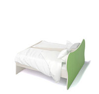 Кровать детская, двойная. Без матрацев 1236х1402 мм