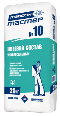 ТАЙФУН МАСТЕР №10 Клей для плитки универсальный ,внутр. и наруж. , фото 2