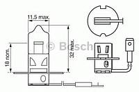 Лампа H3 24V 70W PK22s