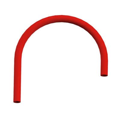 Сменный гибкий шланг к смесителю Omoikiri Kanto ОT-01-R (силикон/красный)
