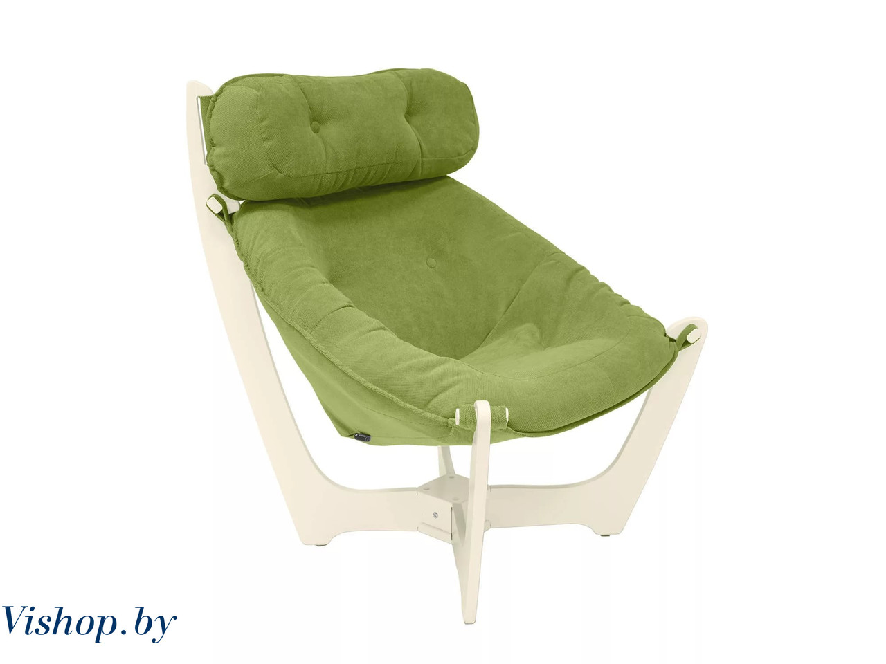 Кресло для отдыха Модель 11 Verona Apple green сливочный