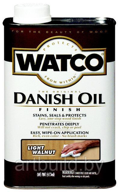 Датское защитное тонирующее масло Watco Danish Oil (0.473 л.) Светлый орех