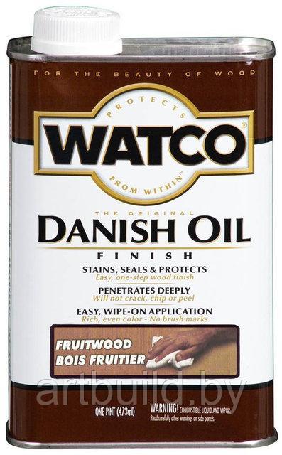 Датское защитное тонирующее масло Watco Danish Oil (0.473 л.) Фруктовое дерево