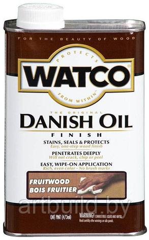 Датское защитное тонирующее масло Watco Danish Oil (0.473 л.) Фруктовое дерево, фото 2