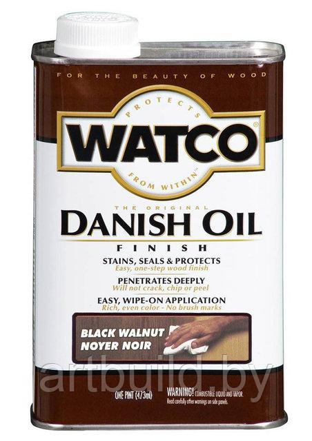 Датское защитное тонирующее масло Watco Danish Oil (0.473 л.) Чёрный орех