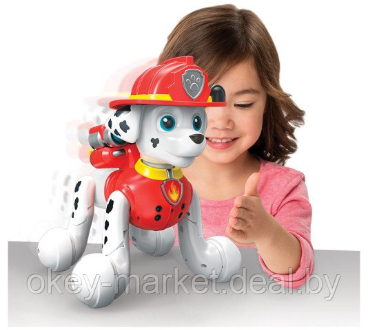 Интерактивный робот-щенок Щенячий патруль Zoomer Marshall - фото 8 - id-p66887945