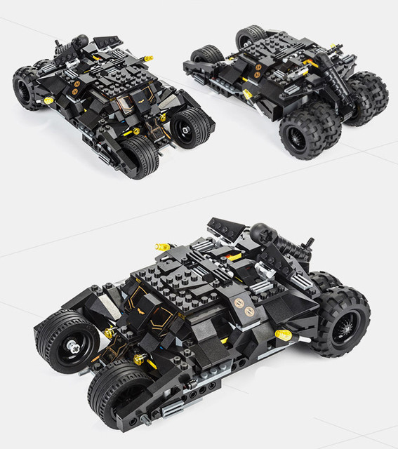Конструктор Decool 7105 Batman Tumbler (аналог Lego Super Heroes 7888) 325 деталей - фото 4 - id-p66890991