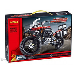 Детский конструктор Decool 3369A, 3369B "Мотоцикл BMW", аналог Лего Техник (LEGO Technic)