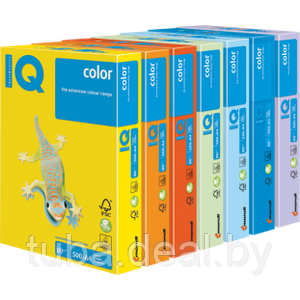 Бумага цветная IQ color 80 г/м2, А4, 500 листов