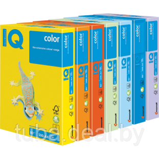 Бумага цветная IQ color 80 г/м2, А4, 500 листов - фото 1 - id-p66902127