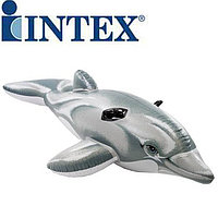 Intex 58539 Надувной плот наездник детский Большой Дельфин 201х76 см, Интекс купить в Минске