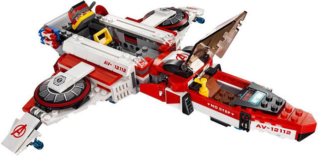 Конструктор Decool 7120 "Реактивный самолет Мстителей" (аналог Lego Super Heroes 76049) 523 детали - фото 6 - id-p66907434