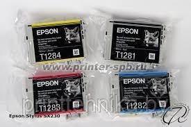 Картридж Epson C79/C110/T40W/TX200/400/TX600FW (O) T07344A10/C13T10544A10, Y (Повр. упак.)