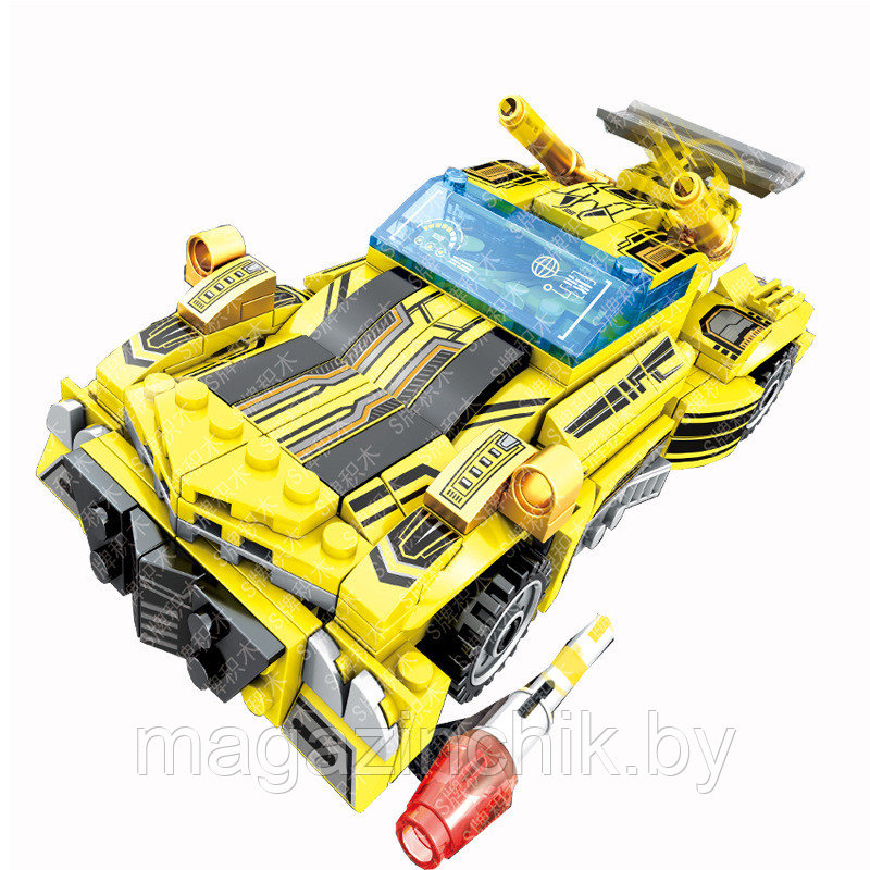 Конструктор Transformers 2 в 1 Бамблби SY950, 378 дет., аналог Лего трансформеры (LEGO Transformers) - фото 4 - id-p66973696