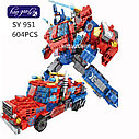 Конструктор SY Transformers 2 в 1 Оптимус Прайм, 604 дет., аналог Лего трансформеры (LEGO Transformers), фото 2