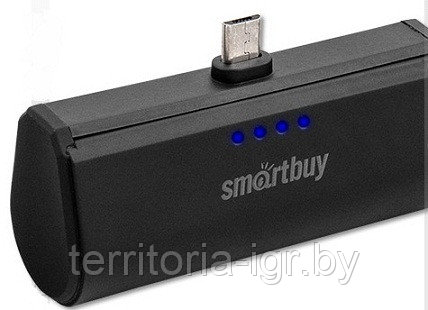 Портативный аккумулятор TURBO 2200mAh 2.1A Micro USB SBPB-200 Smartbuy power bank - фото 1 - id-p66979925